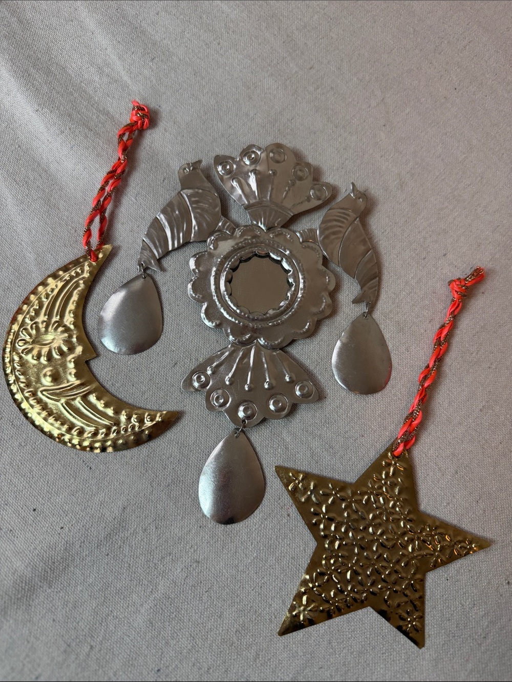 Free People Gold and Silver Metal Celestial Wall Hangings
